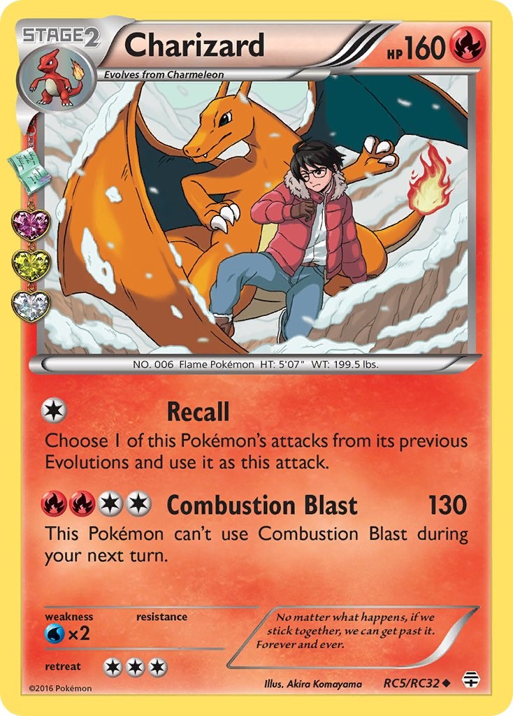 Charizard Pokemon Card [GEN RC5/RC32] - Rare Collectible for Trading Card Game Battles & Display