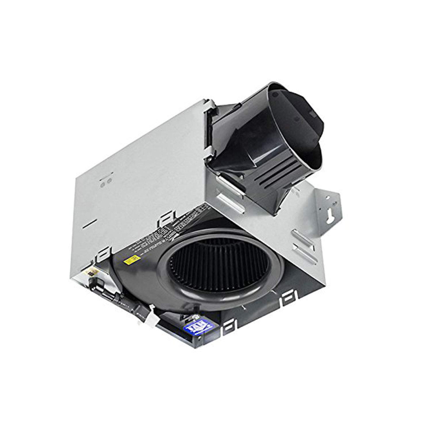 Delta Electronics ITG100ELED BreezIntegrity 100 CFM Bathroom Exhaust Fan with Dimmable LED Light - White | Quiet Ventilation for Bathroom, Kitchen, Laundry Room & Home Office