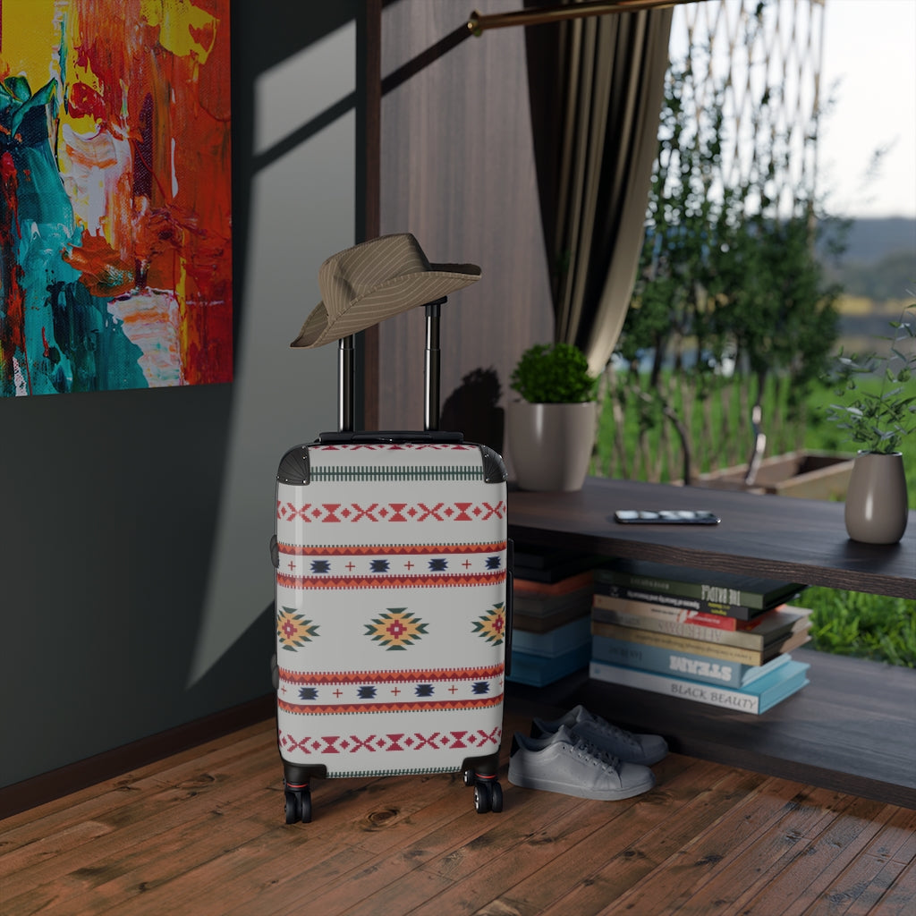 Gray Sahara Cabin Suitcase - Lightweight Carry On Luggage with Spinner Wheels for Air Travel & Weekend Getaways