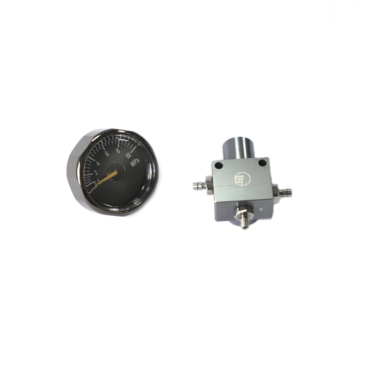 Pressure Regulating Valve & Relief Valve for RC Hydraulic 1/12 1/14 Scale Excavator Loader | Remote Control Construction Vehicle Parts | Perfect for DIY RC Car Repair & Hydraulic System Maintenance