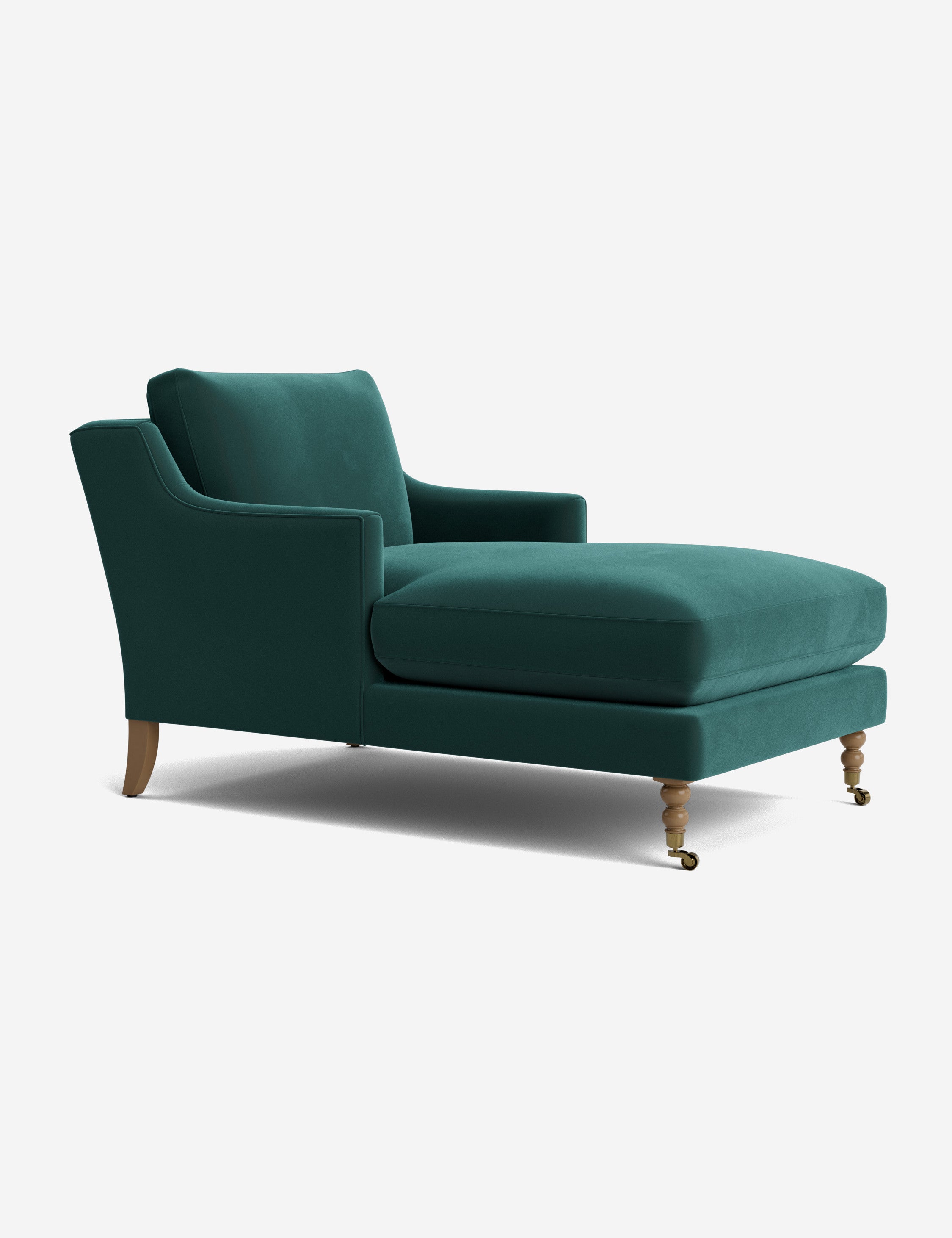 Fabienne Chaise Lounge Chair - Modern Accent Chair for Living Room, Bedroom & Office - Stylish Mid-Century Design with Wooden Legs - Perfect for Relaxing, Reading & Home Decor