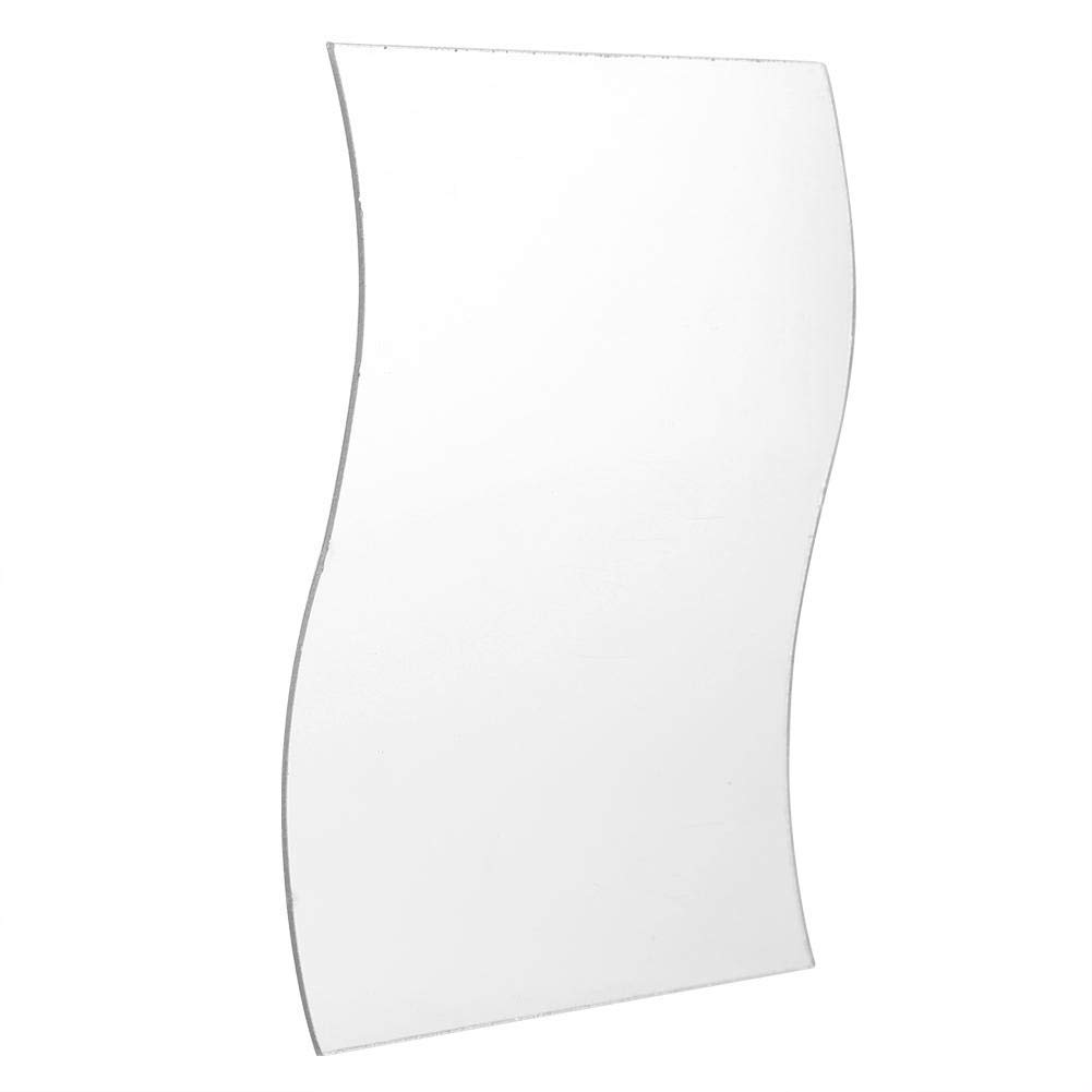 6Pcs Wave Mirror Wall Stickers - Removable Acrylic Wall Mirror Tiles for Living Room, Bedroom Decor - Perfect for Home, Office & DIY Interior Design Projects