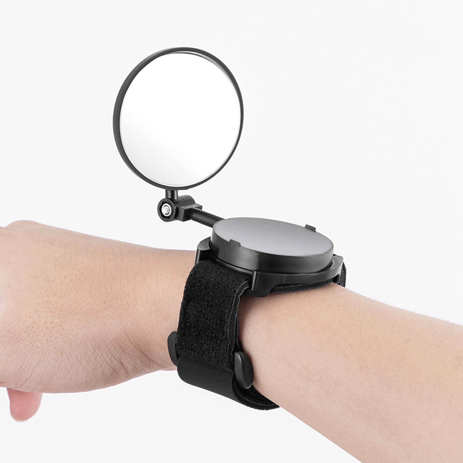 360° Rotating Bike Wrist Mirror - Wide Angle Safety Rearview for Mountain Biking & Cycling Accessories