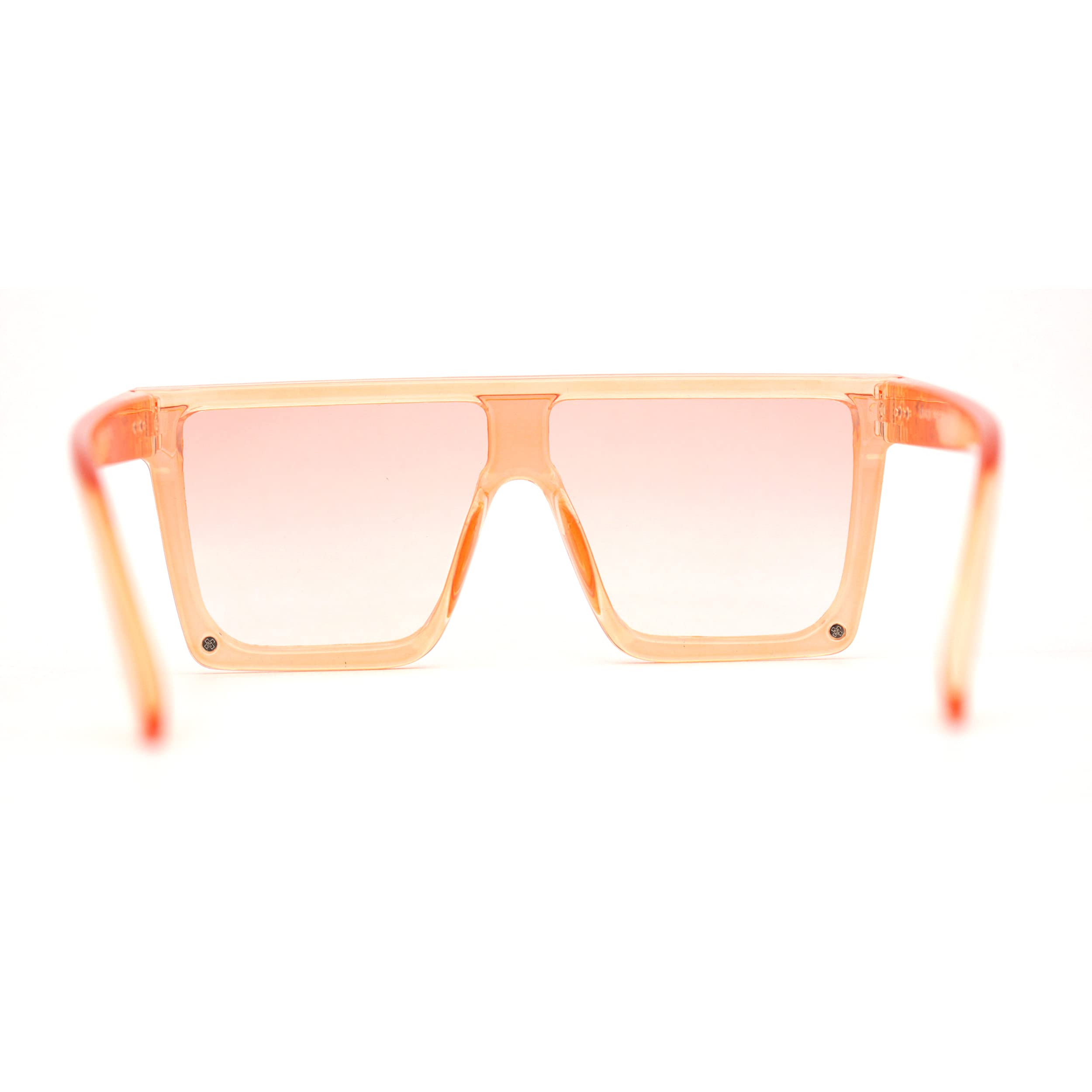 Girls Candy Color Flat Top Shield Diva Sunglasses for Kids - Trendy UV Protection Shades for Outdoor Play, Beach & Summer Fashion