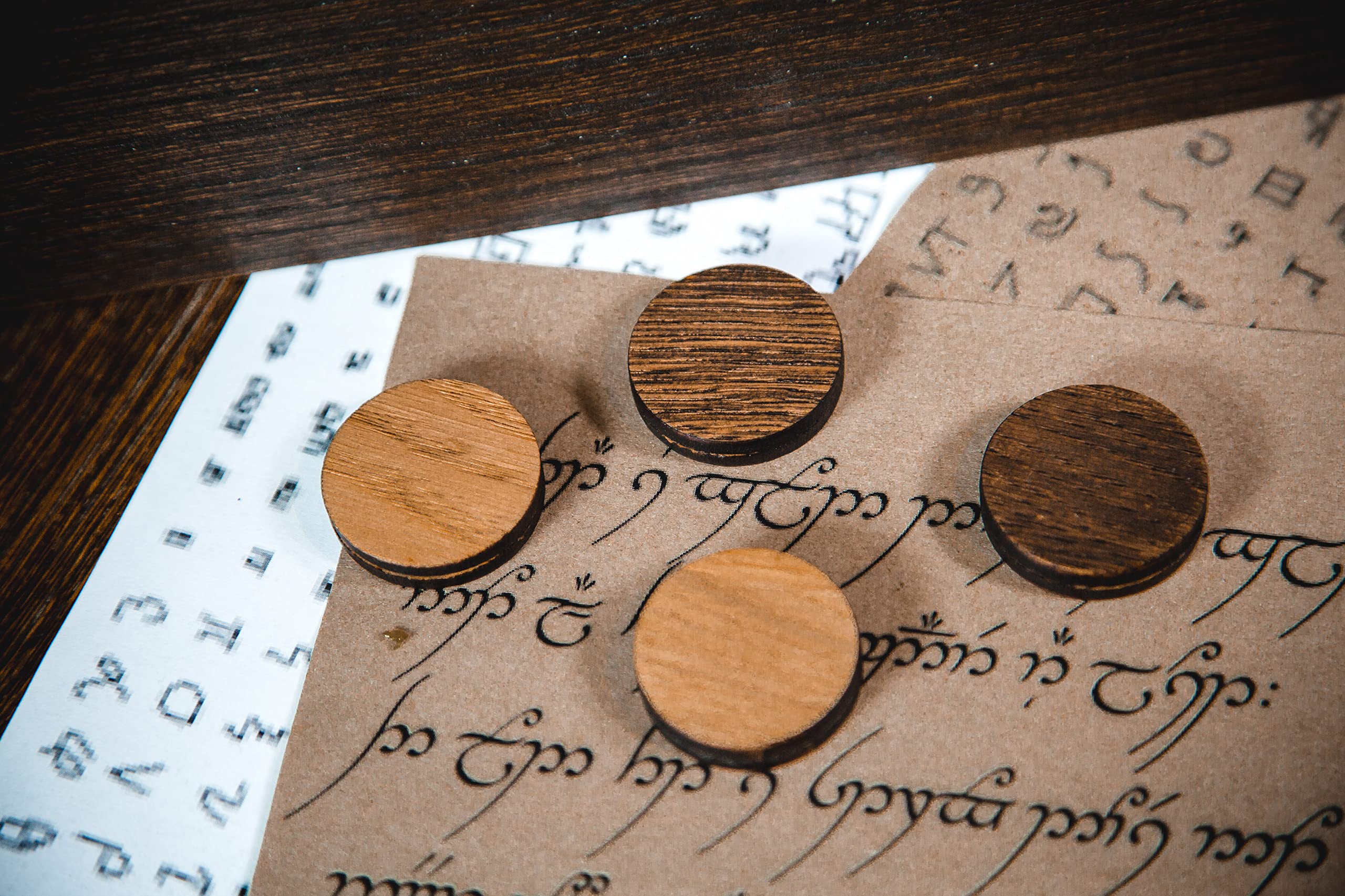 Wooden Handcrafted Game Master Screen for RPG Board Games - Foldable 12x9