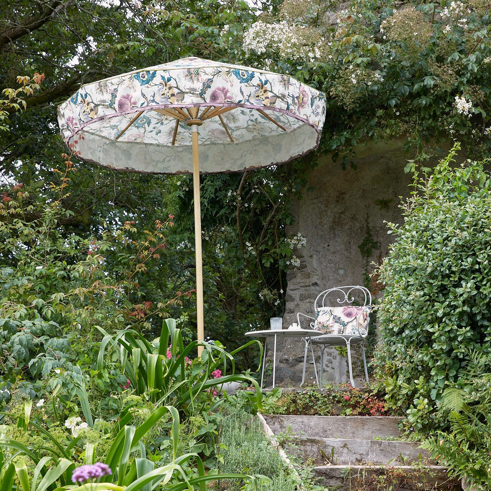 ARTEMIS Parasol Umbrella - Off White Sun Shade for Outdoor Patio, Beach, and Garden Use