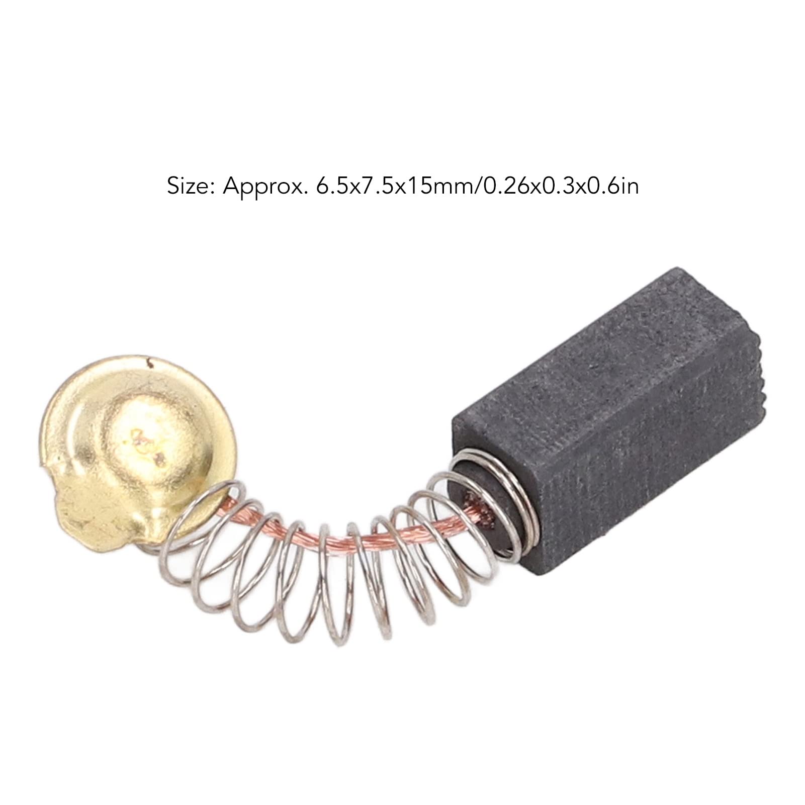 Septpenta 20 Pcs Carbon Brushes - Replacement Motor Carbon Brushes with Copper for Utility Pumps, Hand Drills, Electric Drills & Angle Grinders - Perfect for DIY Repairs & Power Tool Maintenance
