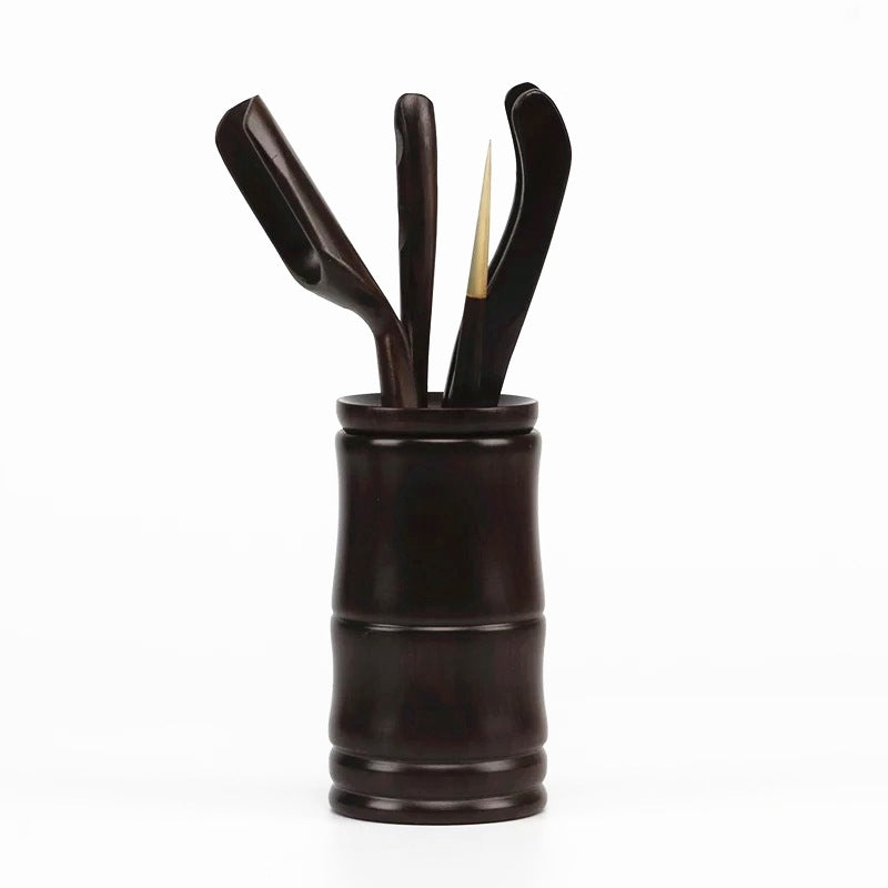 Premium Tea Brewing Accessories Set of 6 - Complete Tea Ceremony Tools (Chadao Liujunzi) - Perfect for Chinese Gongfu Tea, Japanese Matcha & Home Tea Parties