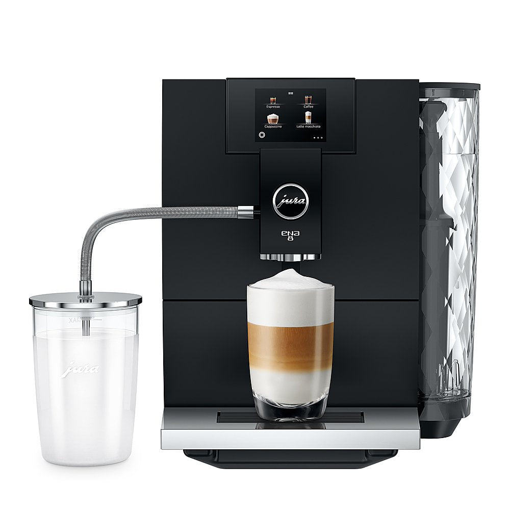 JURA ENA 8 Fully Automatic Coffee Machine - Premium Espresso & Coffee Maker for Home & Office Use