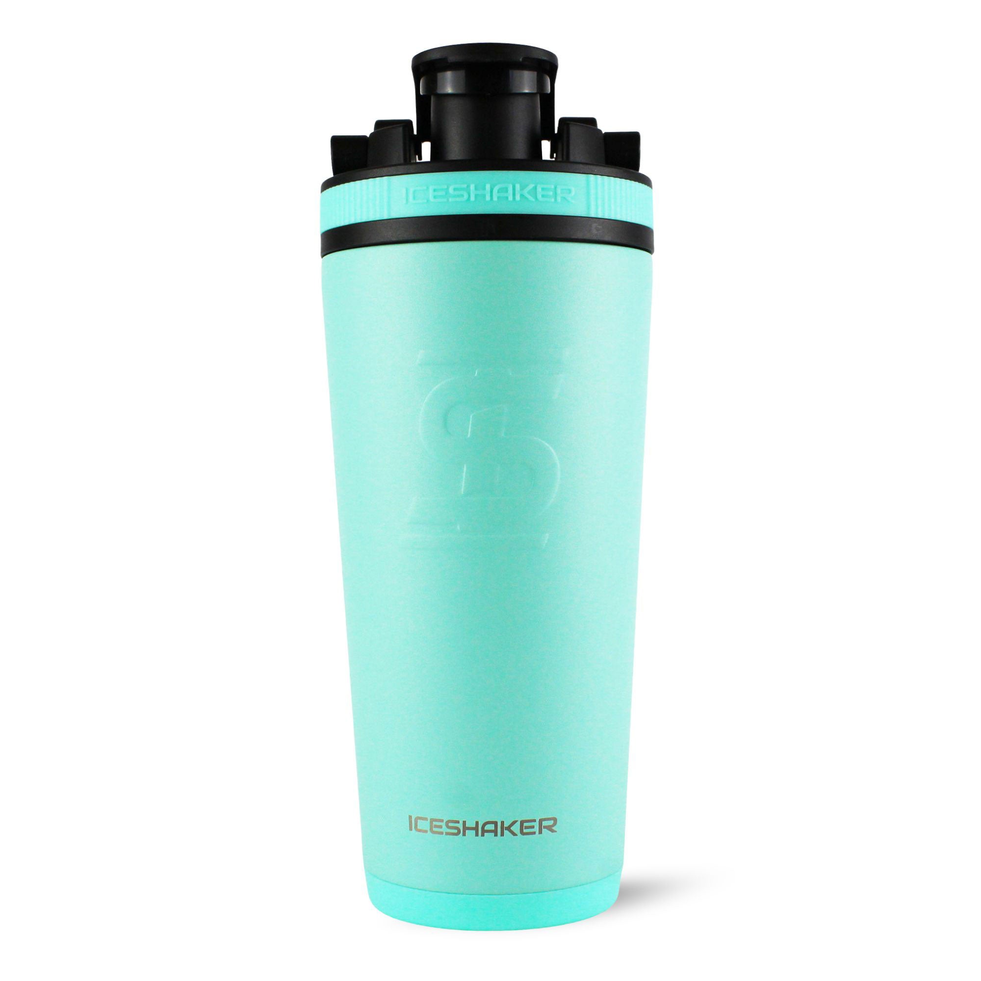 26oz Ice Shaker Matte Series Protein Shaker Bottle - Mint Green for Gym, Workout & Post-Workout Recovery - Leakproof & BPA-Free