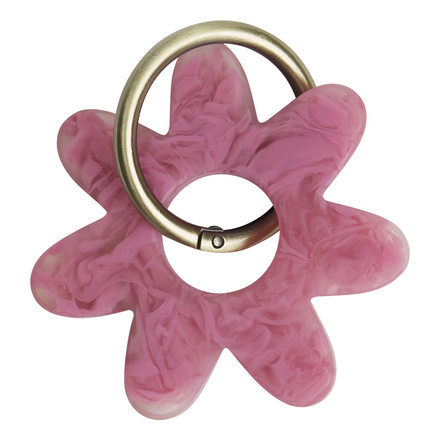Whitney Key Ring - Stylish Fuchsia Keychain for Women, Durable Metal Key Holder with Elegant Design - Perfect for Gifts, Home, Office & Everyday Use