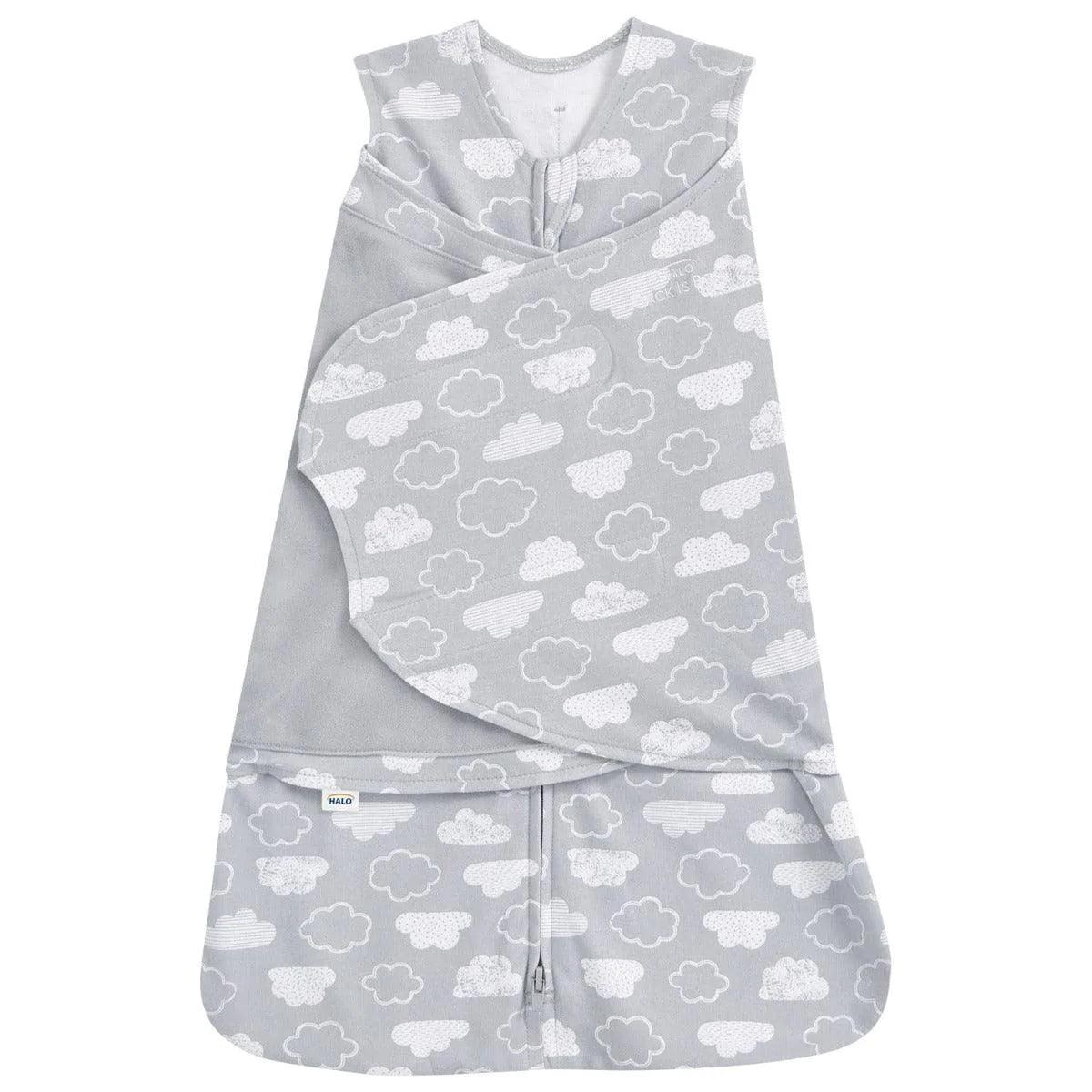 Halo Sleepsack Swaddle - 1.5 TOG Baby Swaddle Blanket for Newborns & Infants | Soft Cloud Design for Safe & Comfortable Sleep | Perfect for Nursery, Travel & Swaddling