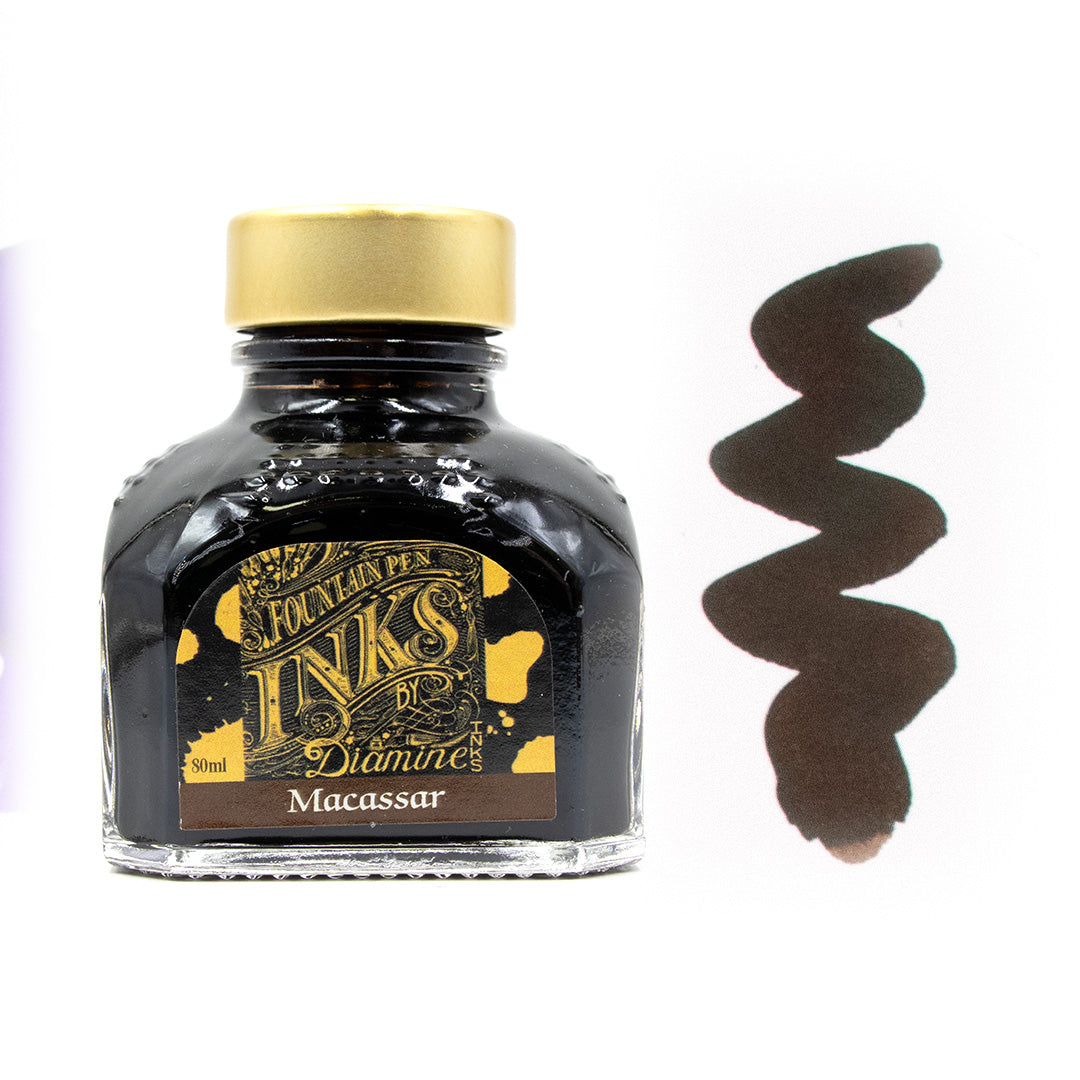 Premium Diamine Ink Bottle 80ml - Vibrant Fountain Pen Ink for Calligraphy, Journaling & Artistic Writing - Smooth Flow & Rich Colors