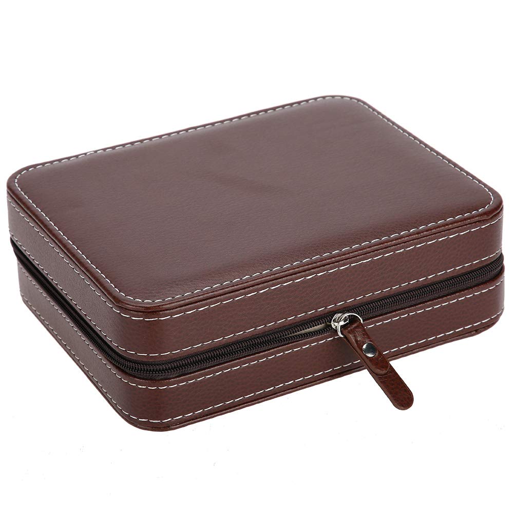 Premium Jewelry Display Organizer - 4 Slot Wrist Watch Storage Box Case for Collectors & Watchmakers | Perfect Watch Organizer for Home, Office, Retail Store & Gift Presentation