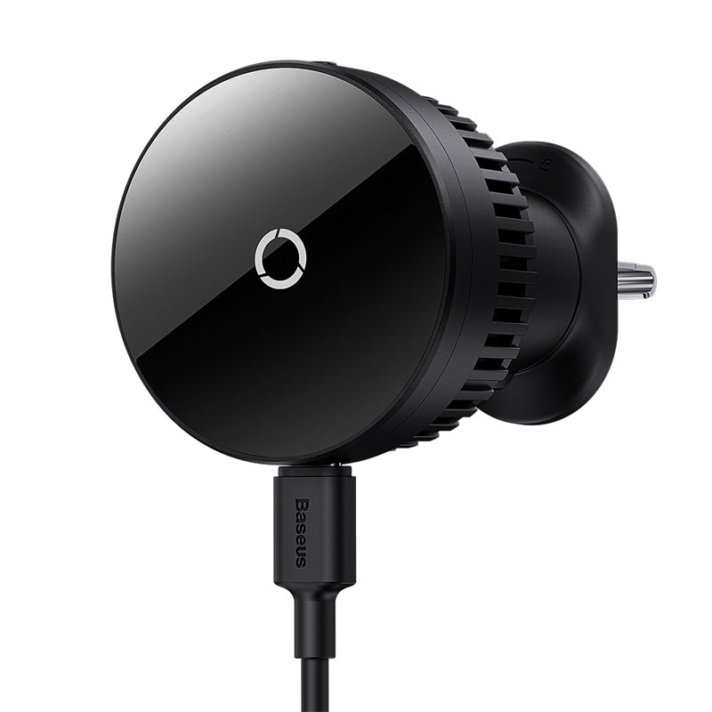 Baseus MagPro Series 15W Magnetic Car Phone Mount - Fast Wireless Charging, Strong Hold, Universal Compatibility - Perfect for iPhone, Samsung, Google Pixel - Ideal for Commuting, Road Trips & Hands-Free Driving
