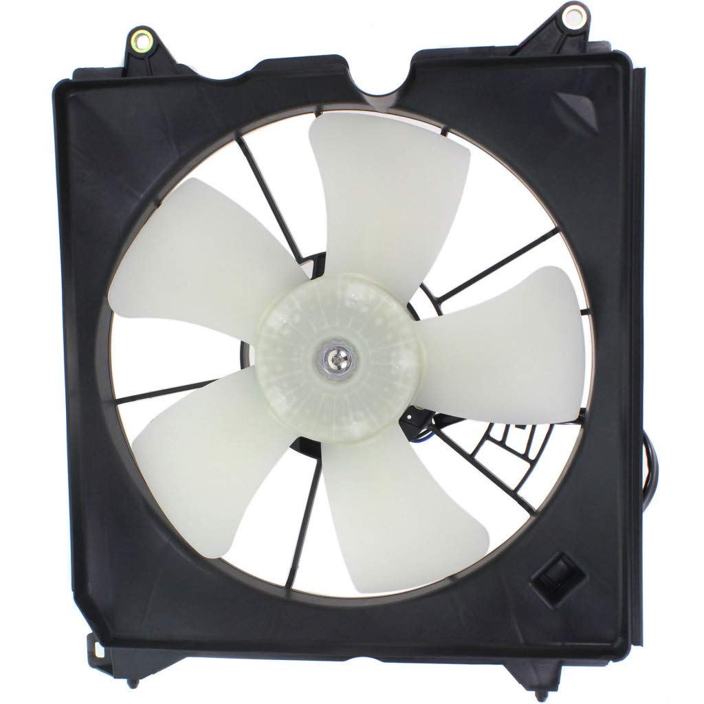 Denso A/C Radiator Fan Assembly Driver Side for 2013-2016 Honda Accord Sedan L4 & Coupe EX/EX-L/Touring Models - Compatible with HO3115162, 19020RWKJ01, 190305A2A01, 190155A2A01 - Perfect for AC System Repair & Cooling Performance Enhancement