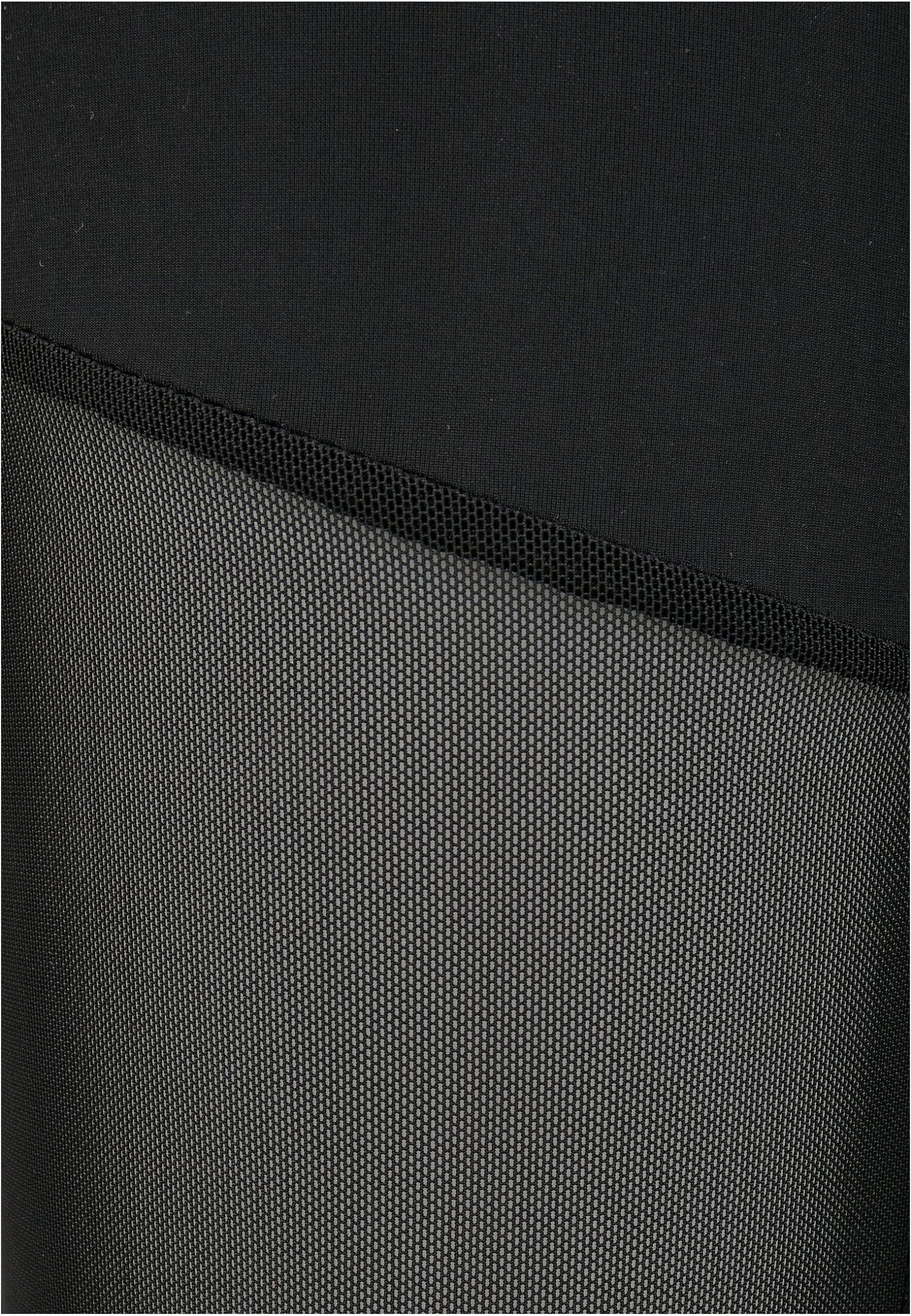 Women's High-Waisted Tech Mesh Leggings - Breathable Workout Yoga Pants for Running, Gym & Lounge - Black - X-Large (TB1174)
