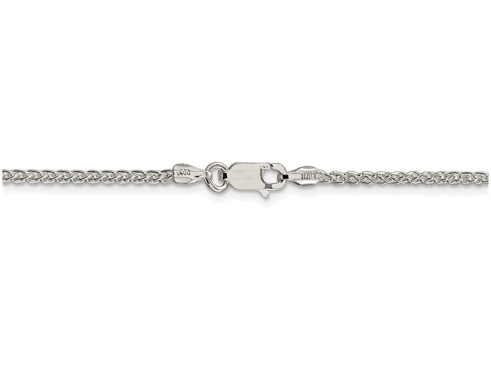 FJC Finejewelers 16 Inch Sterling Silver Spiga Chain Necklace for Women - Dainty Italian Cable Link Jewelry Gift for Her, Perfect for Layering, Everyday Wear & Special Occasions
