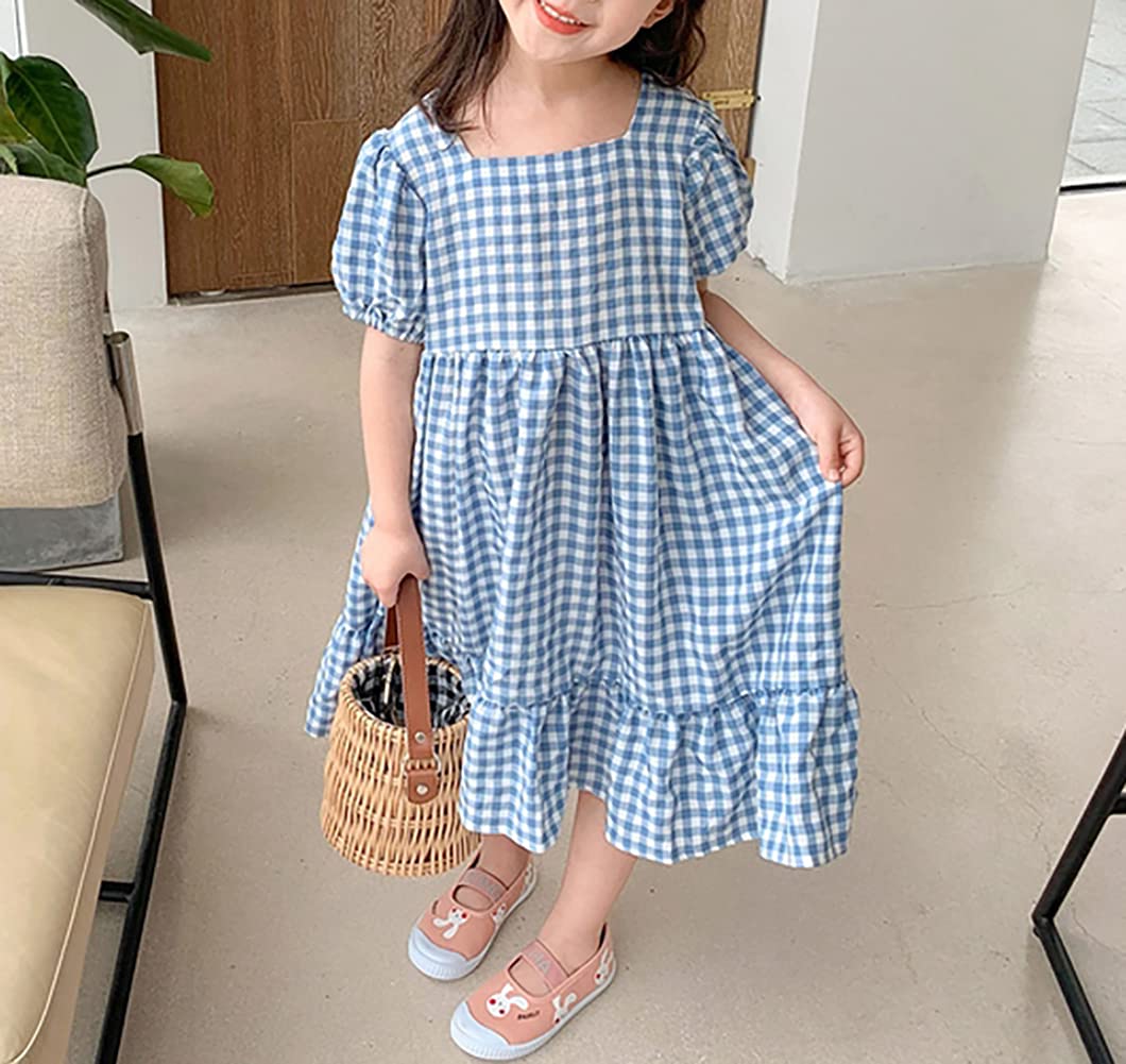 Toddler Girls' Cotton Short Sleeve Polo Dress - Spring Summer Casual Playwear (Ages 2-7) - Perfect for Playdates, Daycare & Outdoor Activities