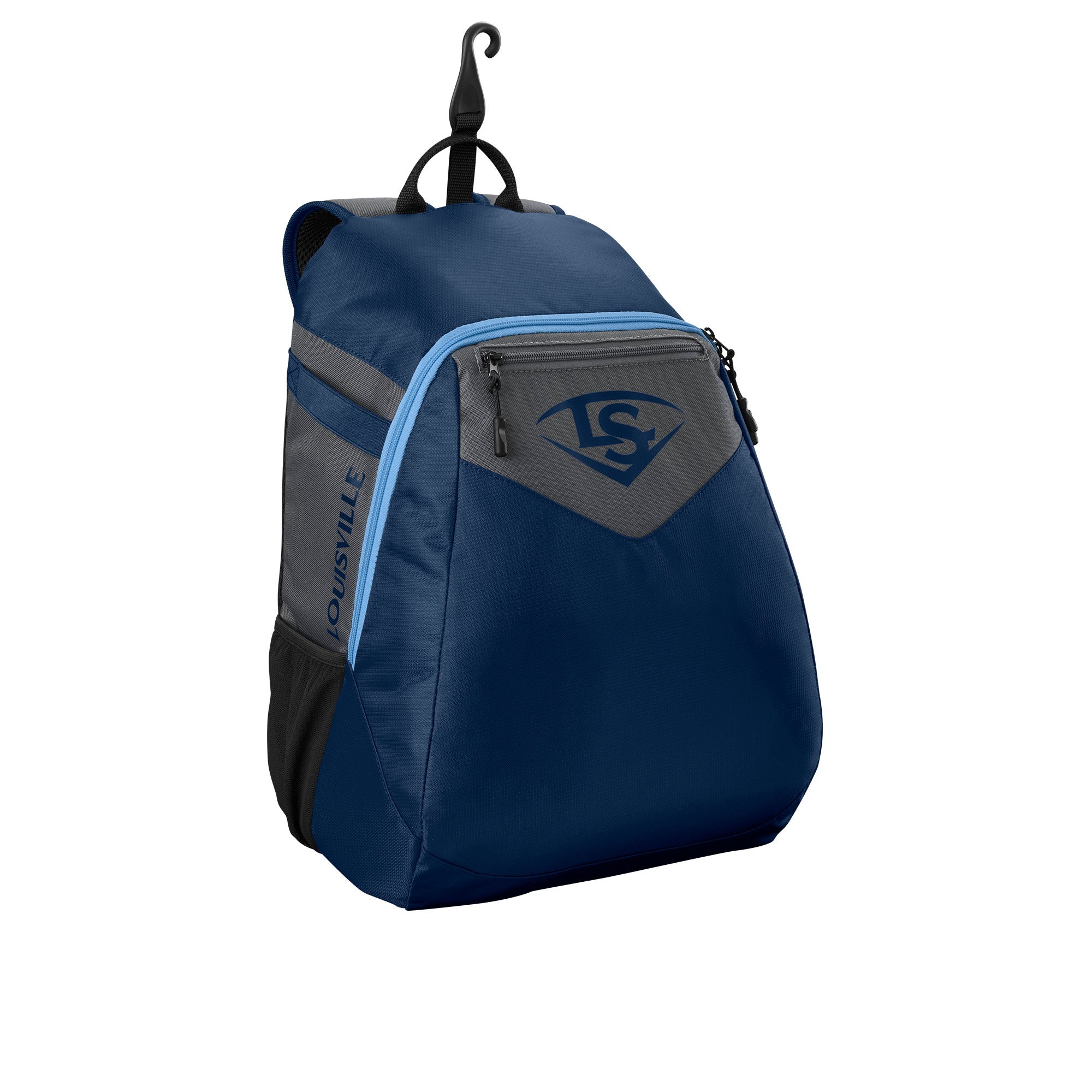 Louisville Slugger Genuine V2 Youth Baseball Backpack - Lightweight Durable Stick Pack for Kids & Teens - Perfect for School, Sports Practice & Travel