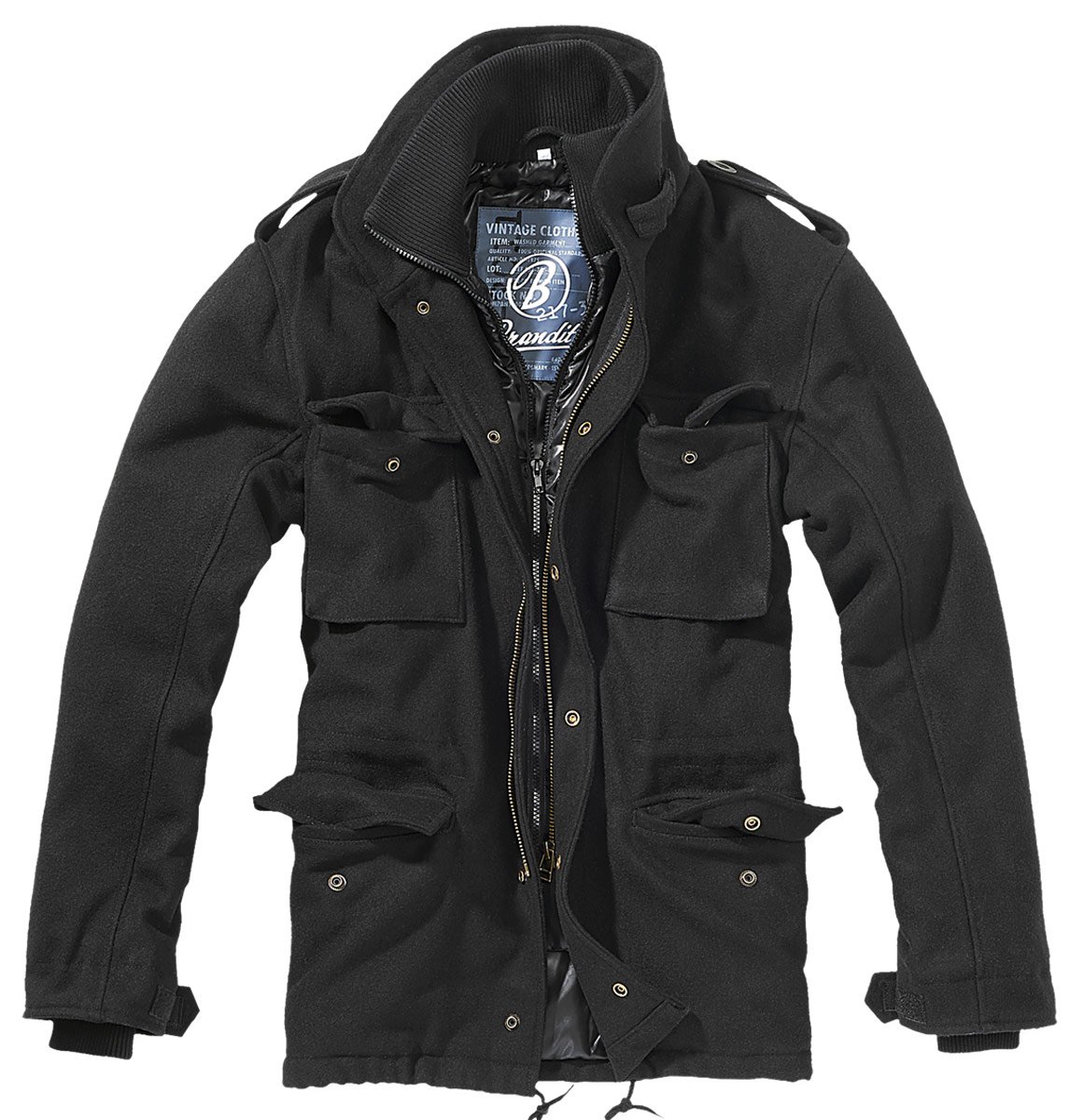 Brandit Men's Vintage Jacket - Classic Retro Style for Casual & Outdoor Wear | Perfect for Urban Fashion & Adventure Travel