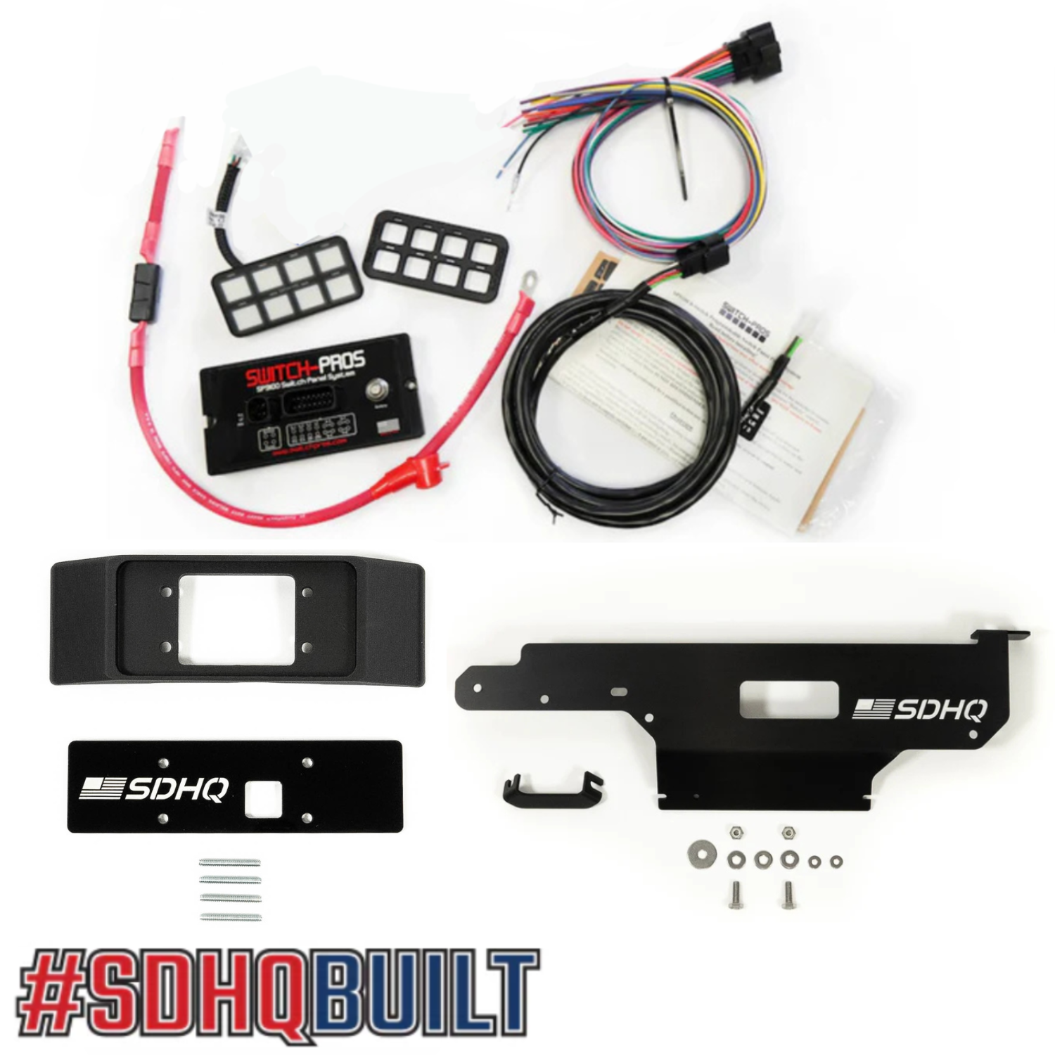 17-20 Ford Raptor SDHQ Built Complete Switch Pros Mounting Kit | Heavy-Duty Off-Road Switch Panel Mount | Perfect for Overlanding & Off-Road Adventures