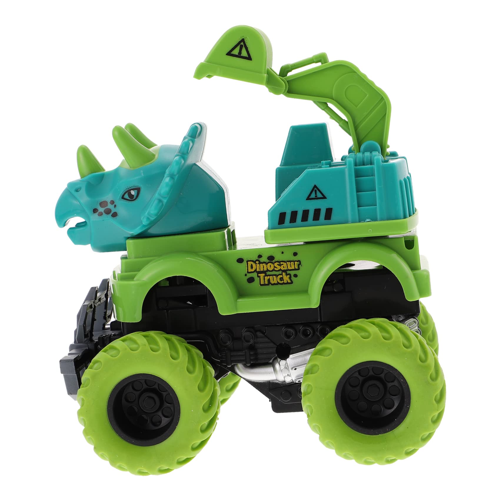 ORFOFE Dinosaur Engineering Vehicle Toy Set - Excavator, Dump Truck & Inertial Cars - STEM Educational Construction Toys for Kids Ages 3-6 - Colorful ABS Plastic for Indoor & Outdoor Play - Perfect for Sandbox, Construction Role Play and Early Learning Activities