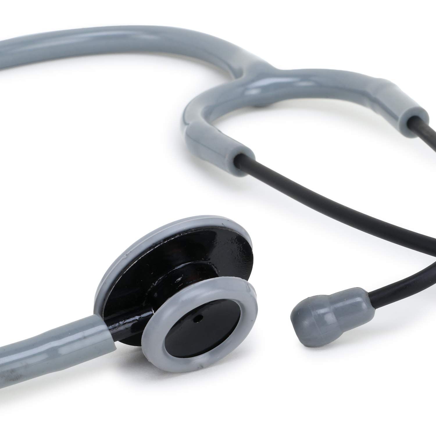 Premium Deluxe Matt Acoustic Stethoscope for Doctors & Medical Students - Professional Grade Grey Stethoscope for Cardiac, Lung & Physical Examinations - Ideal for Clinics, Hospitals & Medical Training