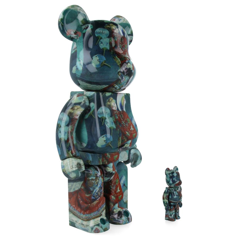 400% + 100% Be@rbrick X Boston Museum Claude Monet La Japonaise Art Toy Figure - Perfect for Collectors, Home Decor & Anime Fans Display