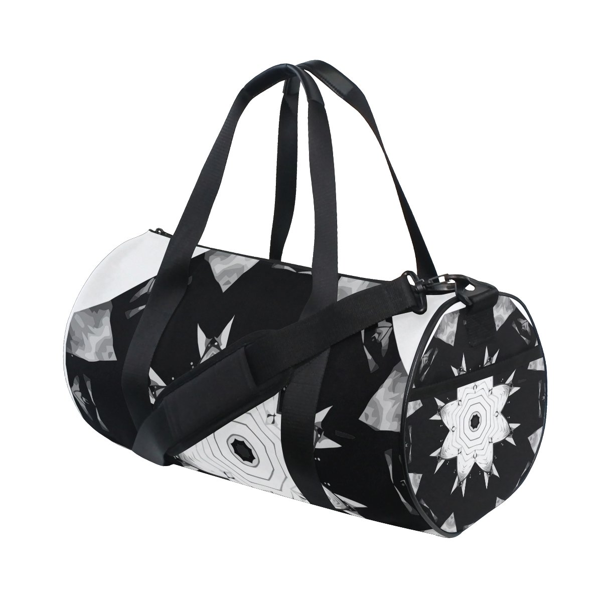 Evolutions Rainbow Geometric Abstract Duffel Bag - Durable Sports & Gym Bag for Men & Women - Perfect for Workouts, Travel & Weekend Getaways