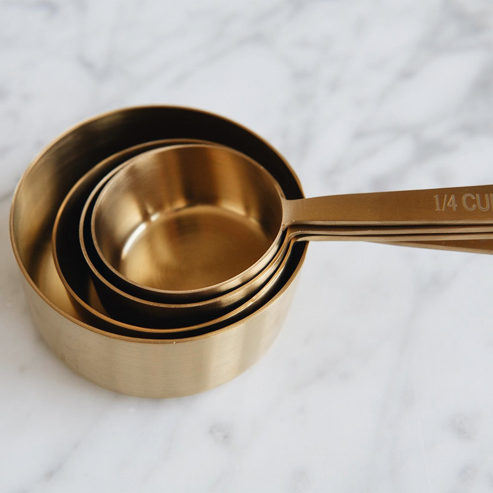Premium Stainless Steel Measuring Cups Set - 5-Piece Kitchen Essentials for Baking & Cooking | Accurate Measuring Tools for Dry & Liquid Ingredients | Perfect for Home Chefs & Bakers