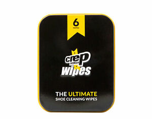 Crep Protect Shoe Cleaning Wipes (6 Pack) - Quick & Easy Sneaker Care for Fresh & Clean Shoes - Perfect for Gym, Work, and Everyday Use