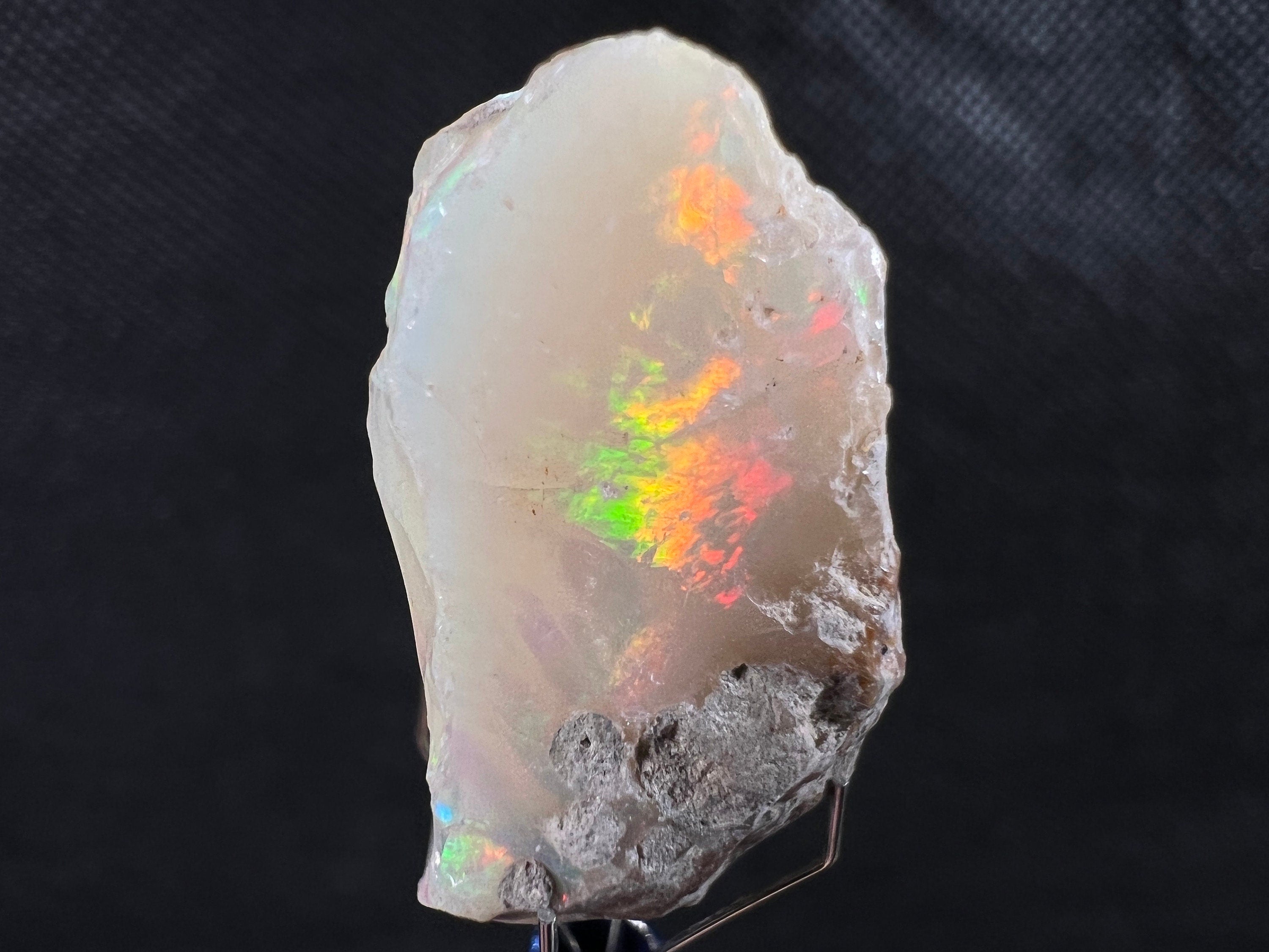 Premium 4A+ Welo Opal Raw Crystal - Natural Cutting Grade Ethiopian Opal, October Birthstone Jewelry Making (50720) | Perfect for Gem Collectors, Wire Wrapping & Unique Handmade Jewelry Designs