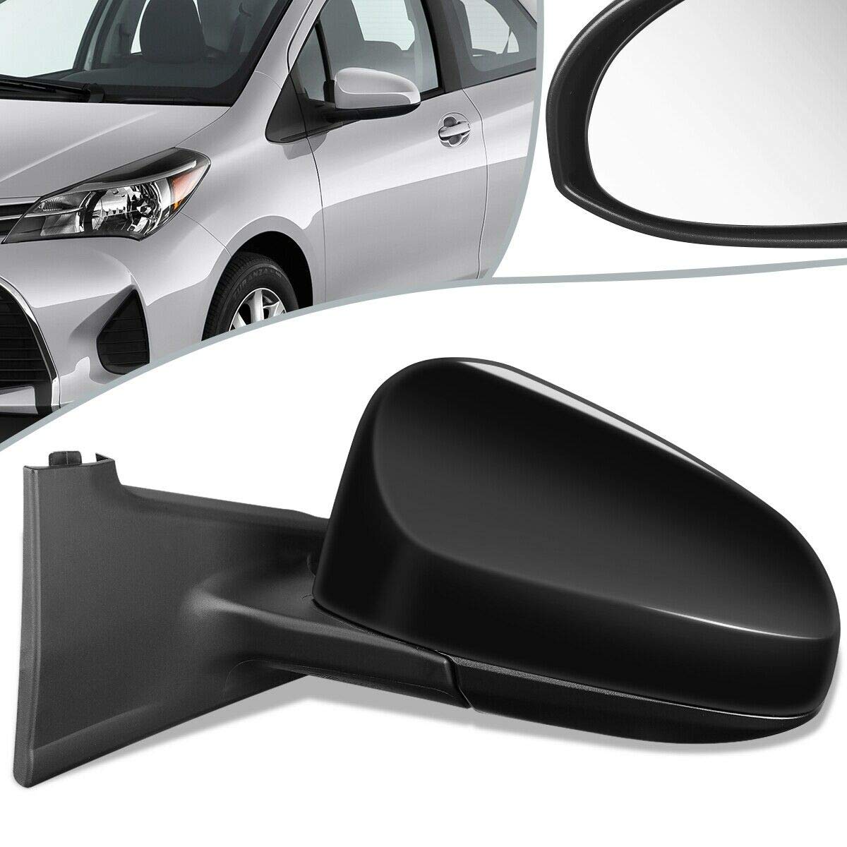 BOPP Manual Left Side Door Mirror Replacement Part 879400D560 TO1320321 - Perfect for Car Repair & Auto Maintenance