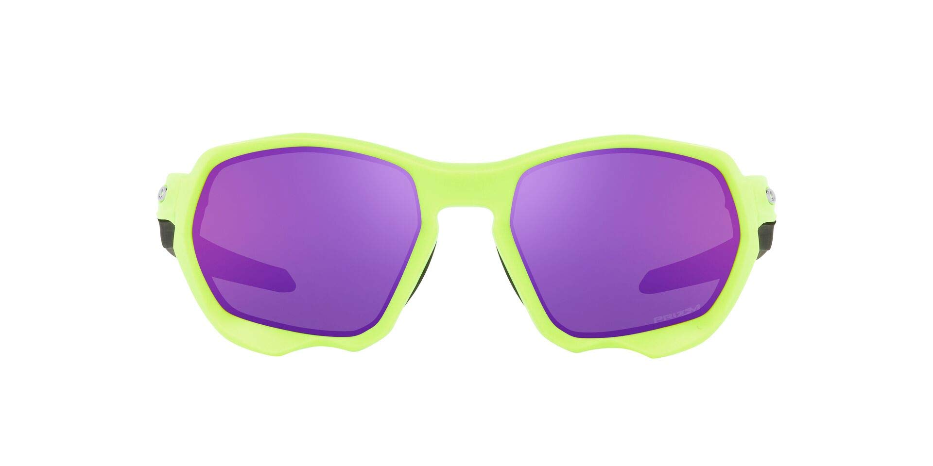 Oakley Men's Oo9019 Plazma Rectangular Polarized Sunglasses - UV Protection, Lightweight & Durable for Running, Cycling & Outdoor Sports