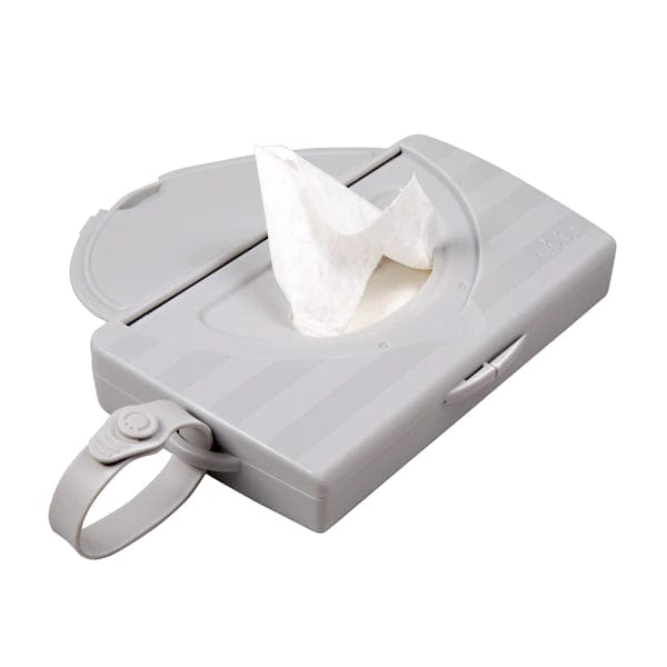 Ubbi On The Go Wipes Dispenser - Portable Baby Wipes Container for Diaper Changes, Travel & On-the-Go Convenience