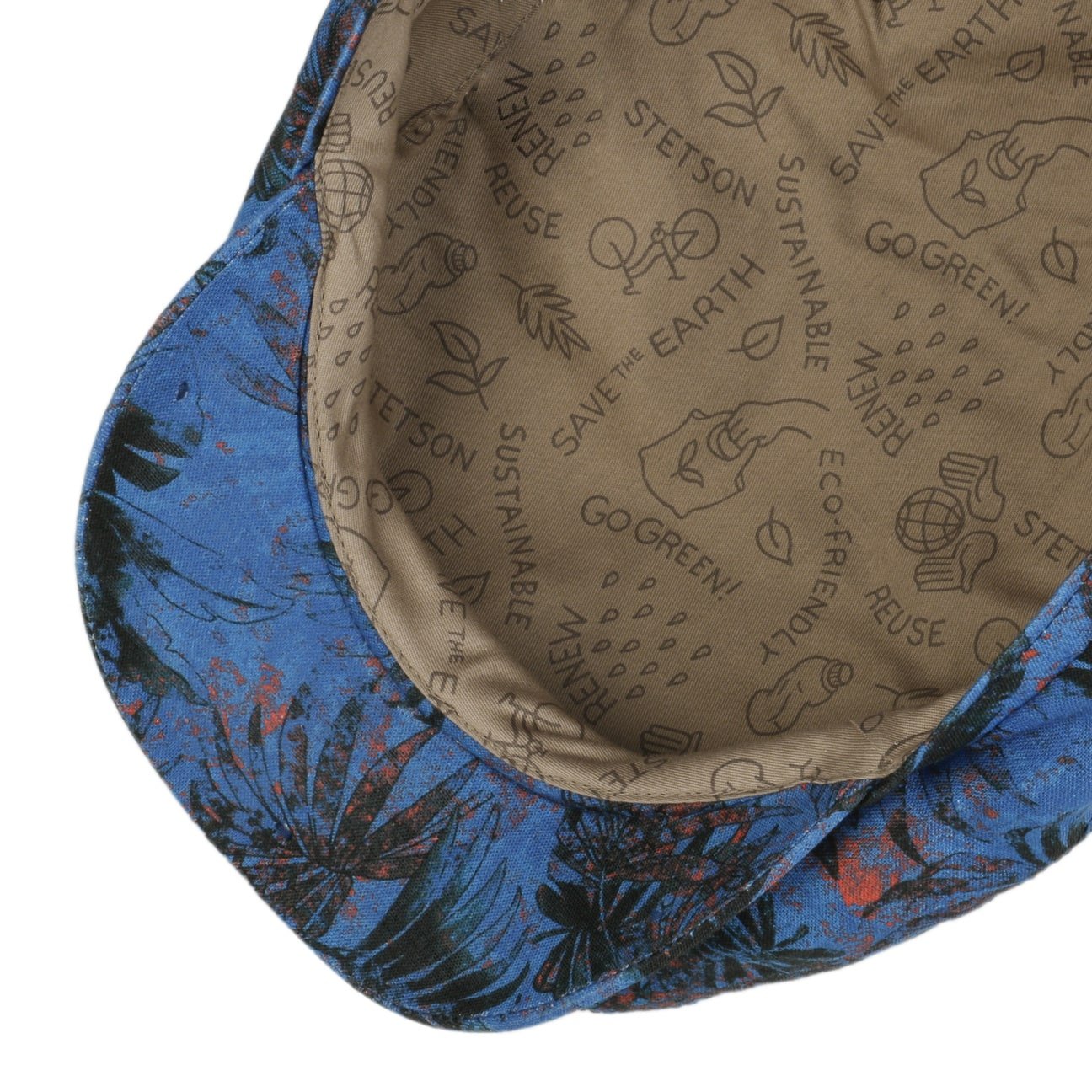 Stetson Conteo Sustainable Linen Flat Cap for Men - Eco-Friendly Summer Hat for Outdoor Activities, Travel & Casual Wear