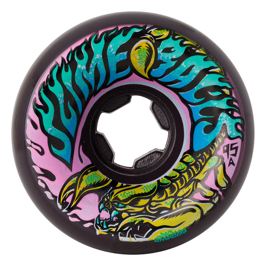 60mm 95a Black Slime Balls Goooberz Vomits Wheels - Perfect for Skateboarding, Longboarding & Roller Derby