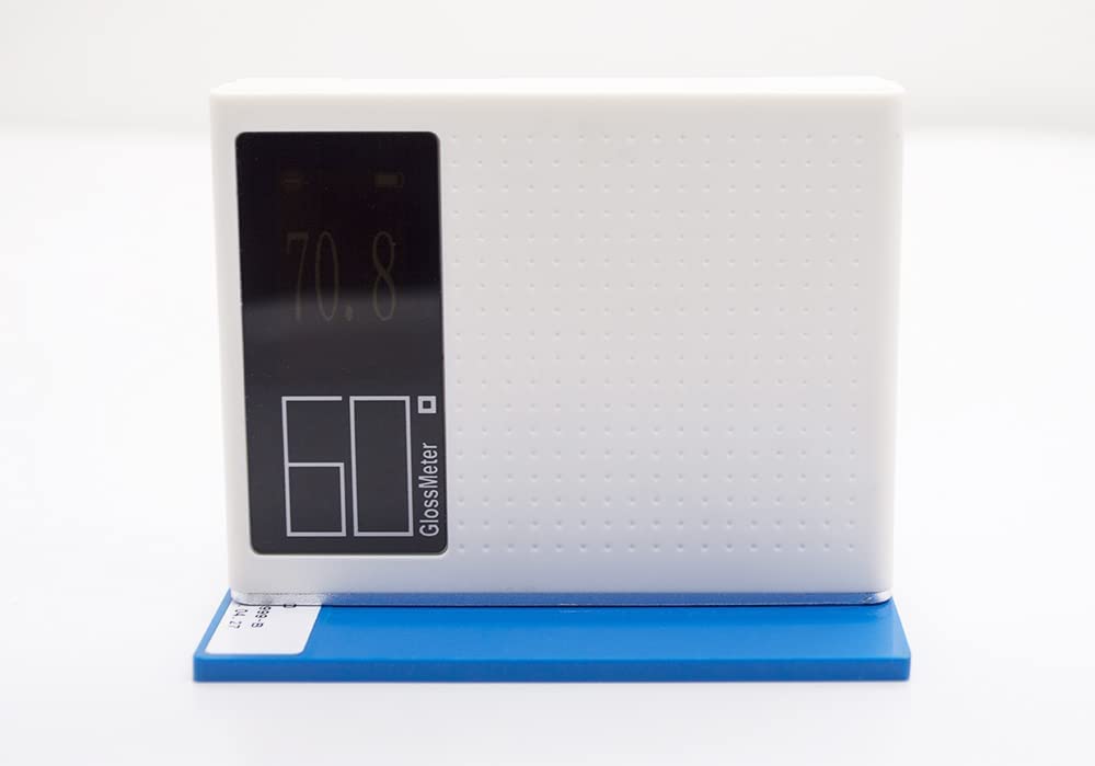 Professional 60 Degree Gloss Meter Tester - Digital Surface Gloss Measurement Device for Glass, Phone, Ceramics & Auto Parts (0-1000GU Range, USB, Auto Calibration) - Perfect for Quality Control in Manufacturing, Paint Shops & Product Inspection