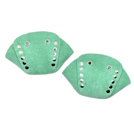 RollerStuff Toe Caps for Roller Skates - Green Apple Color - Durable Protection for Artistic & Jam Skating