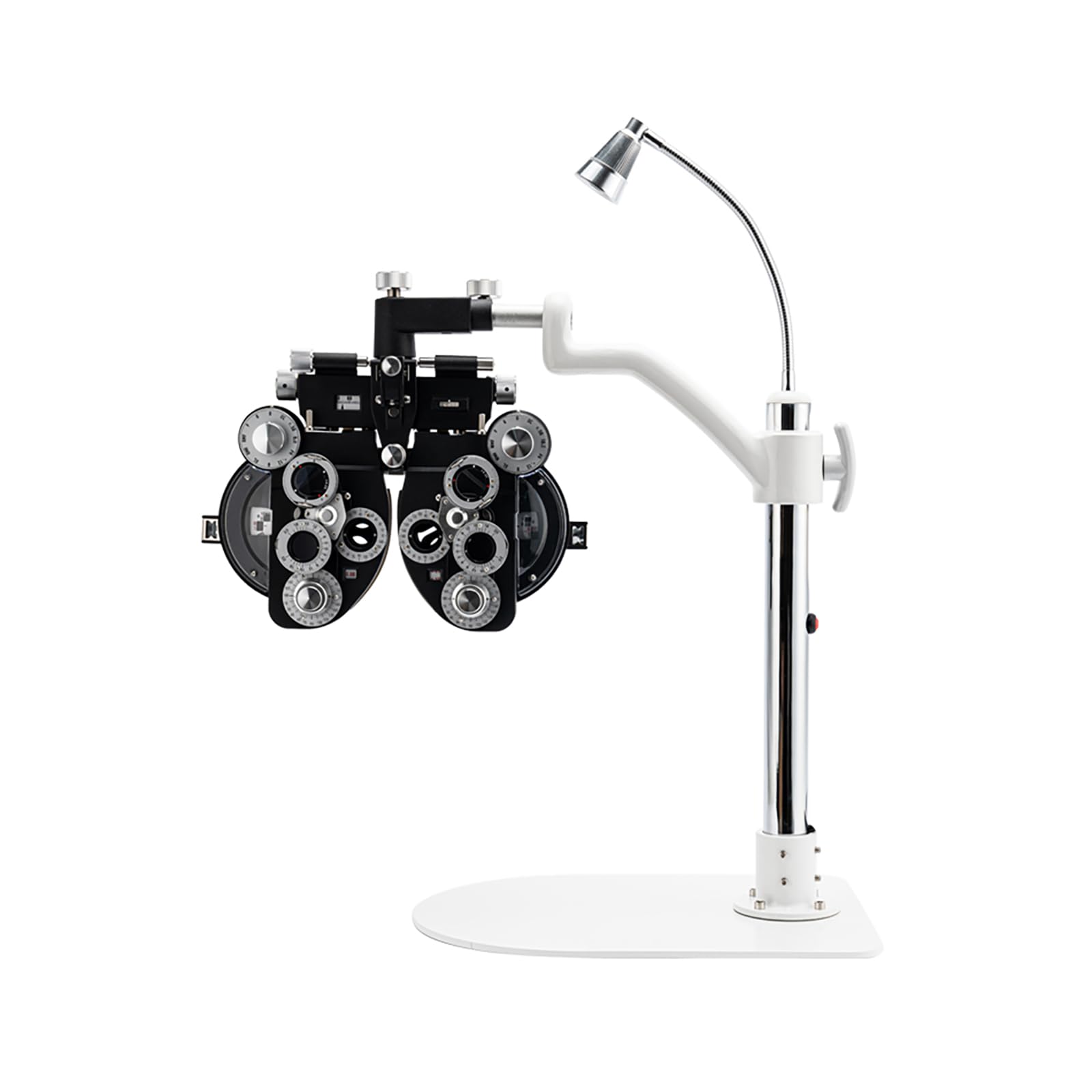 Professional Ophthalmic Phoropter Arm Bracket Stand with Adjustable LED Light - Durable Table Mount for Eye Exams & Vision Testing - Perfect for Optometrists, Eye Clinics & Medical Offices