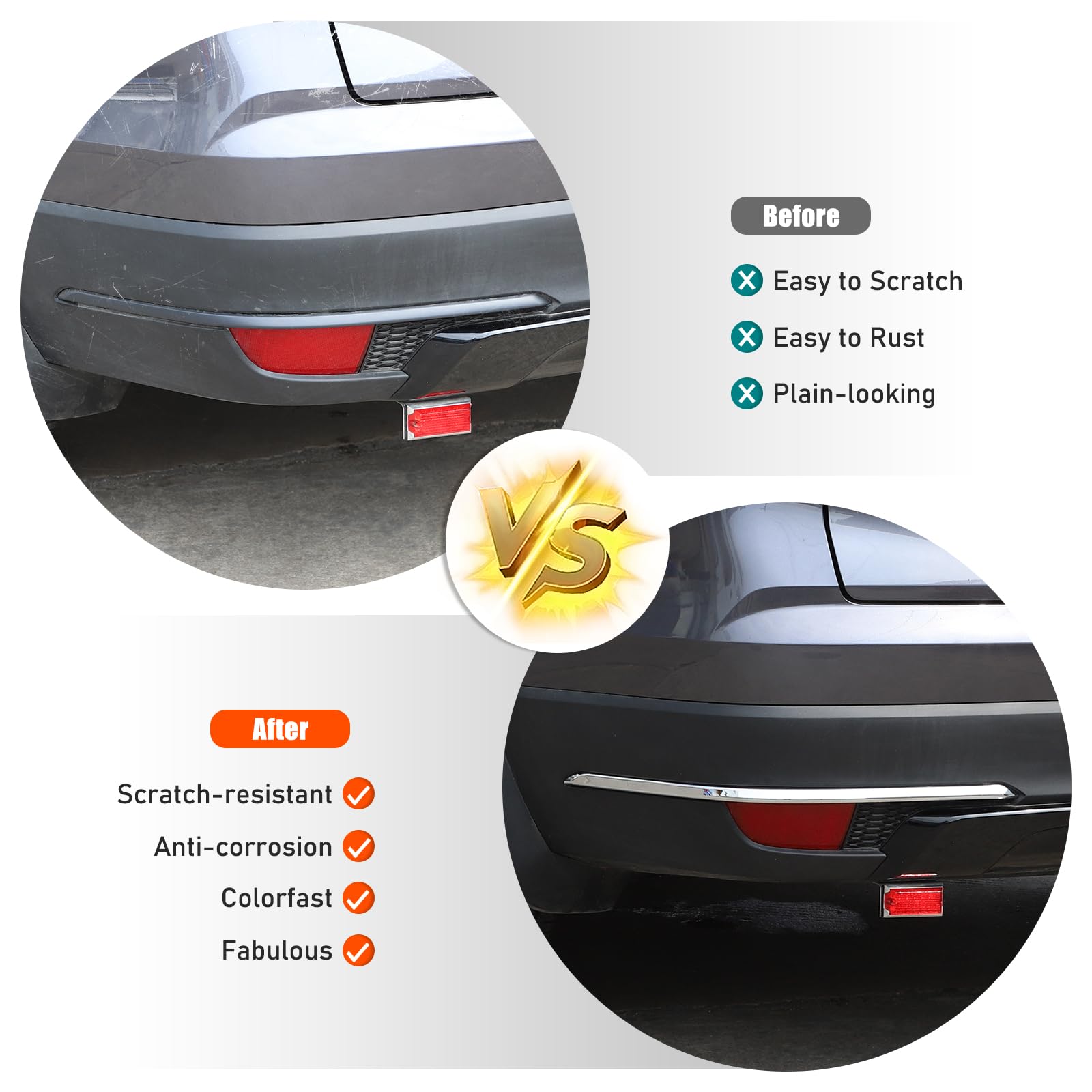 2019-2022 Honda Pilot Rear Fog Light Cover Trim - Durable Tail Lamp Protector & Exterior Decor Accessory (Bright Red) - Perfect for Night Driving & Off-Road Adventures