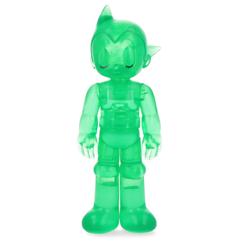 Astro Boy PVC Figure - Soda Green Color Closed Eyes Version - Perfect for Anime Collectors, Home Decor, and Gift Giving