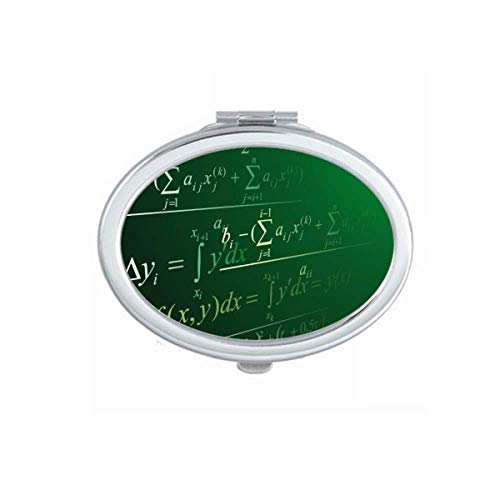 DIYthinker Calculus Mathematical Formulas Painted Stick Mirror - Portable Foldable Double-Sided Makeup Mirror for Travel, Home, and Office Use