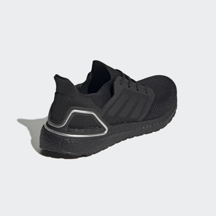 Adidas Men's Ultraboost 20 Running Shoes - Black | Lightweight Cushioned Sneakers for Jogging & Gym Workouts