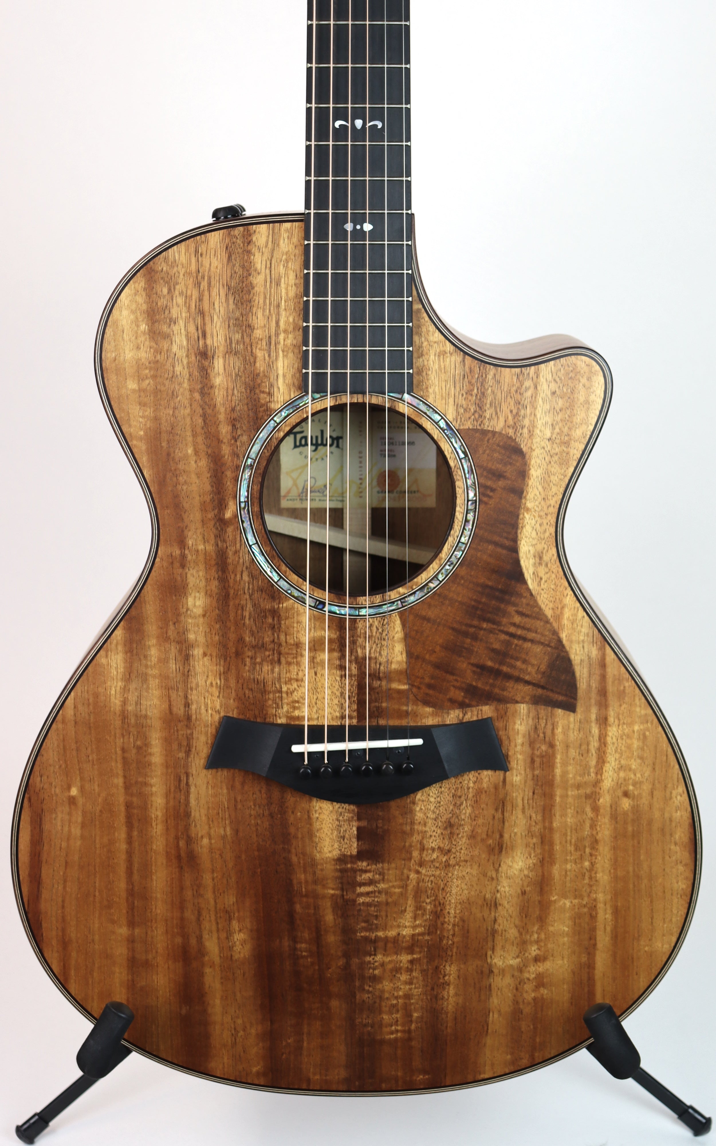 Taylor 722ce Koa Grand Auditorium Acoustic-Electric Guitar - Premium Hawaiian Koa Wood, ES2 Electronics - Perfect for Stage Performances & Studio Recording
