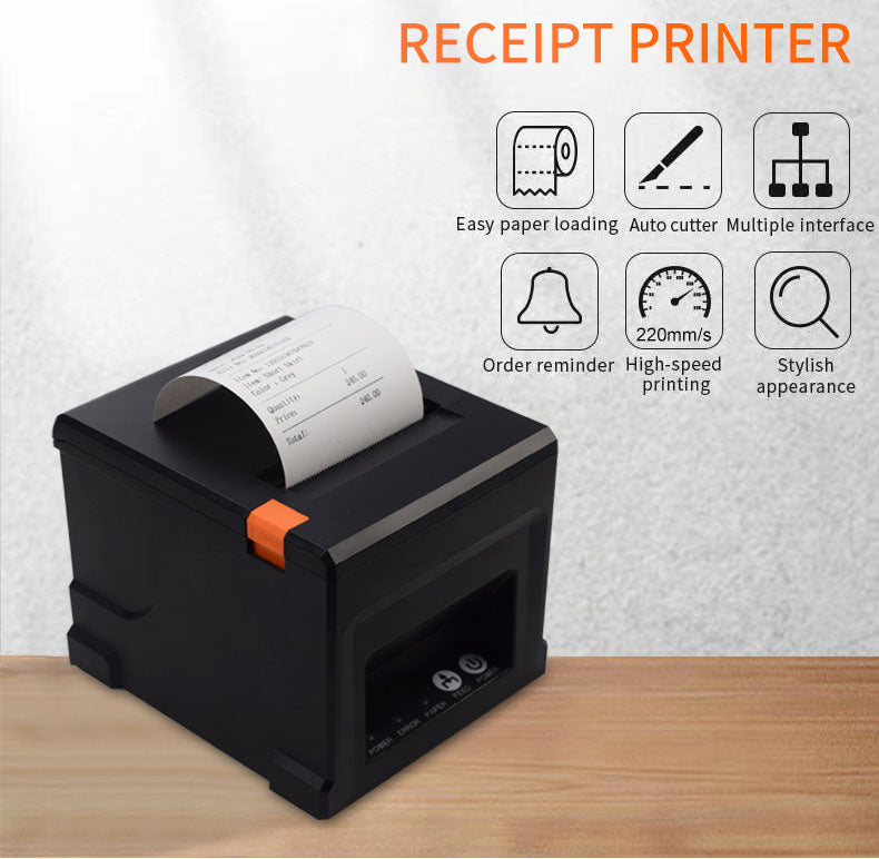NT 8360 80mm Thermal Printer for Receipts, Labels & Barcodes - Ideal for Retail, Shipping & Small Business POS Systems