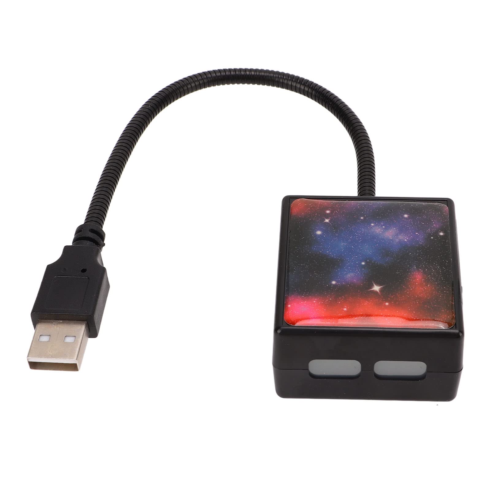 Universal ABS Car Ceiling Light - USB Star Projector for Auto & Home Decor