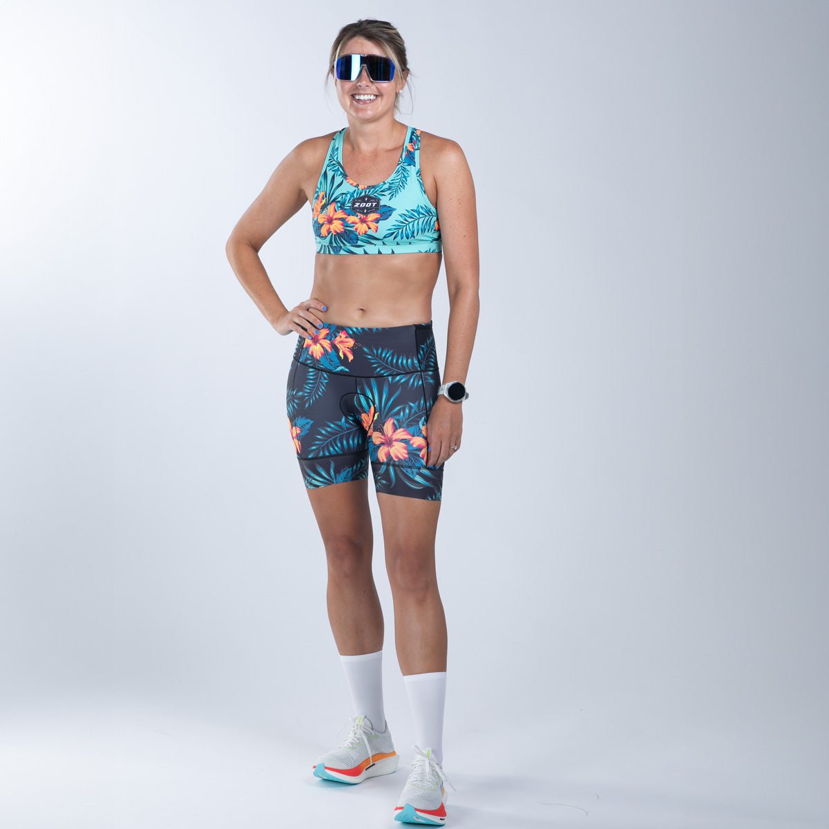 Women's Limited Edition Tri Bra Hula - Comfortable & Supportive Sports Bra for Yoga, Running & Workouts