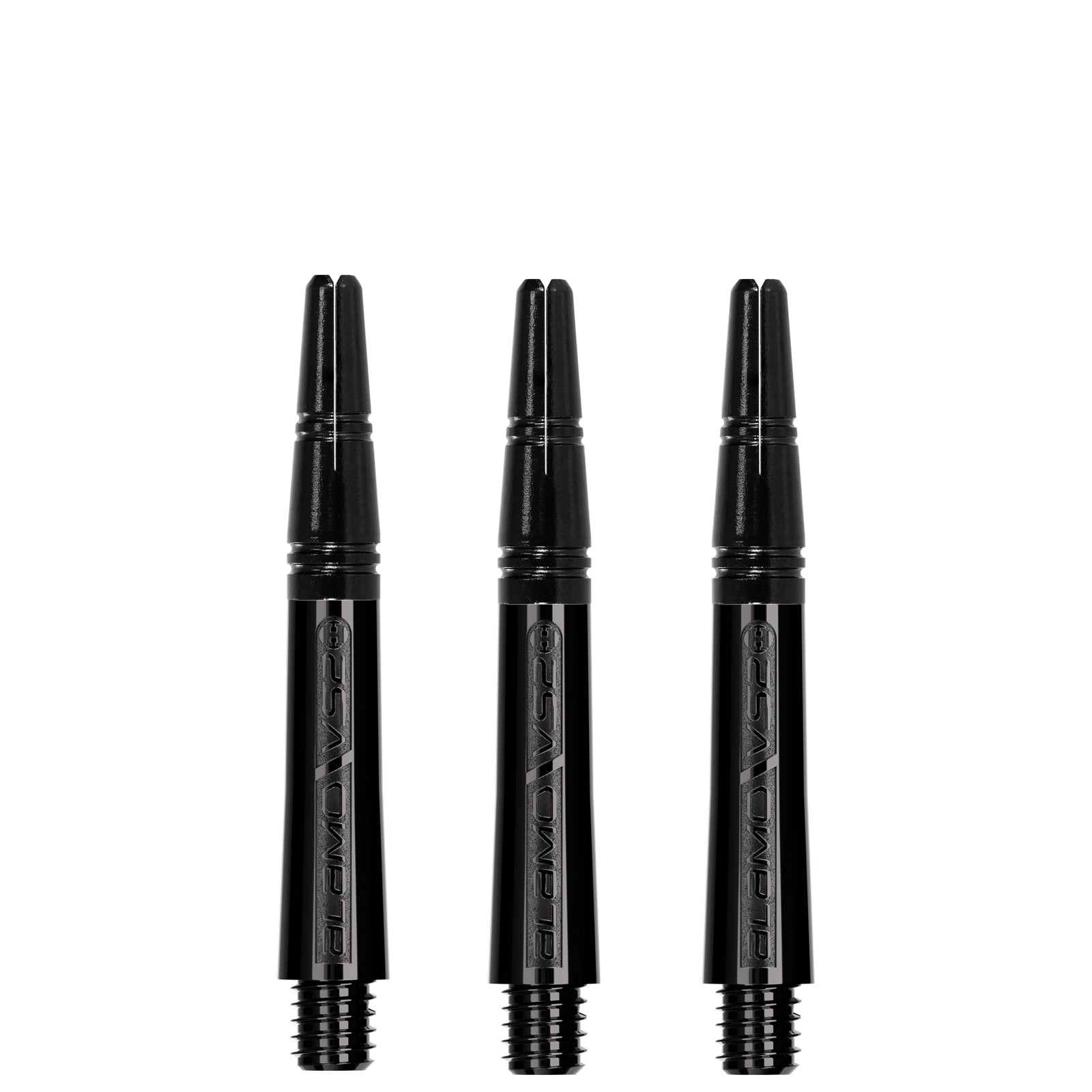 Harrows Alamo VS2 Composite Darts Shafts - Short Length, Black Color | Perfect for Professional & Casual Dart Players, Bar Games, and Home Practice